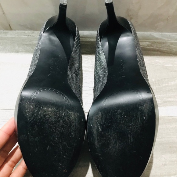 Tahari womens Grey sequin 3" heel, 1/2 platform! - Picture 5 of 5